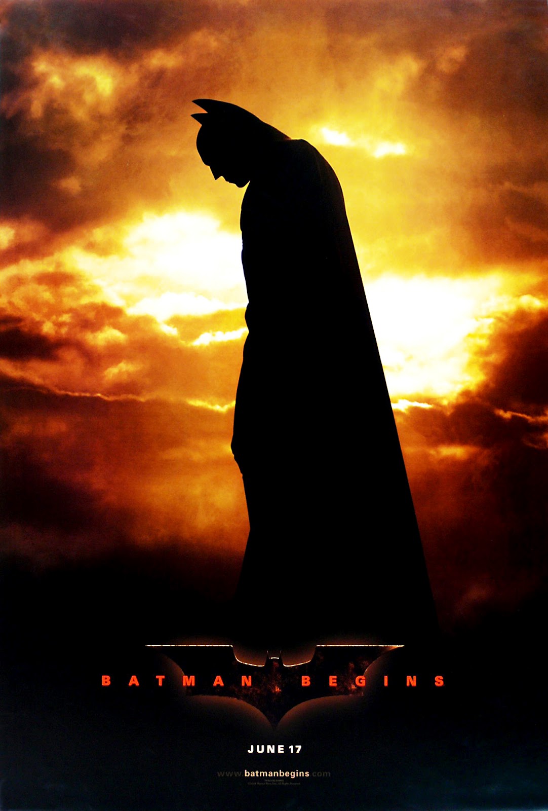 Batman Begins Movie Poster